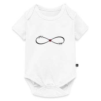 Infinity symbol you & me Infinity BFF - Baby Premium short-sleeve bodysuit - white - Front