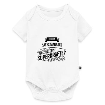 Sales Manager - Baby Premium Kurzarmbody - Weiß - Vorne
