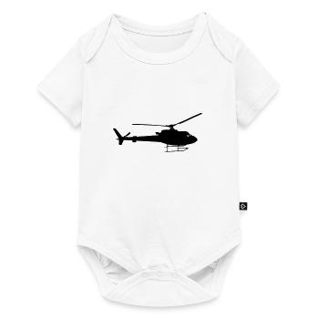 hélicoptère - Body à manches courtes Premium Bébé - blanc - Devant