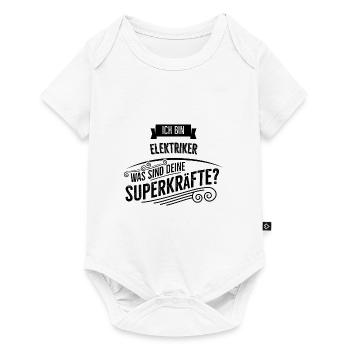 Elektriker - Baby Premium Kurzarmbody - Weiß - Vorne