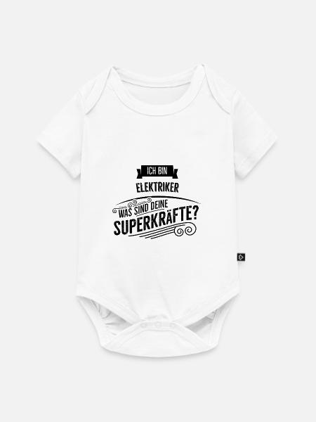Elektriker - Baby Premium Kurzarmbody - Weiß