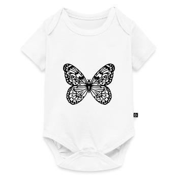 Papillon - Body à manches courtes Premium Bébé - blanc - Devant