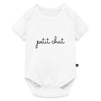 "Petit chat" – The little cat - Baby Premium short-sleeve bodysuit - white - Front