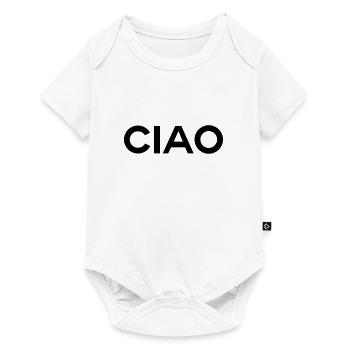 THE FASHION TEE - TRAVEL SHIRT CIAO - Body à manches courtes Premium Bébé - blanc - Devant