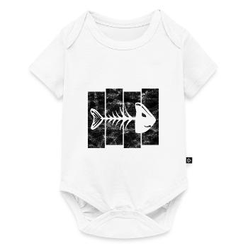 for anglers, fishermen and children | Pisces - Baby Premium short-sleeve bodysuit - white - Front