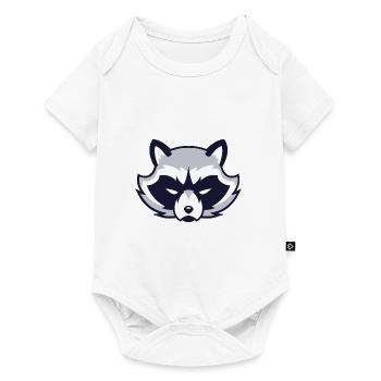racoon - Baby Premium short-sleeve bodysuit - white - Front