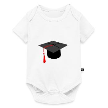 diplômé - Body à manches courtes Premium Bébé - blanc - Devant
