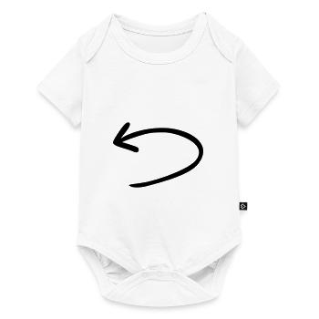 Flèche Retour à l'inverse - Body à manches courtes Premium Bébé - blanc - Devant