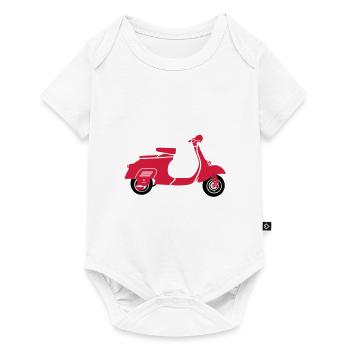Roller - Baby Premium Kurzarmbody - Weiß - Vorne