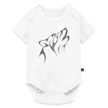 wolf - Baby Premium short-sleeve bodysuit - white - Front