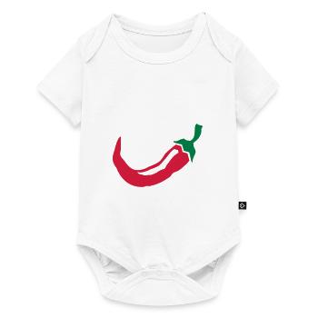 Chili chilli pepper gift idea - Baby Premium short-sleeve bodysuit - white - Front