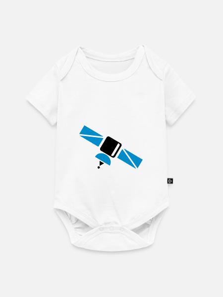 Satellit - Baby Premium Kurzarmbody - Weiß