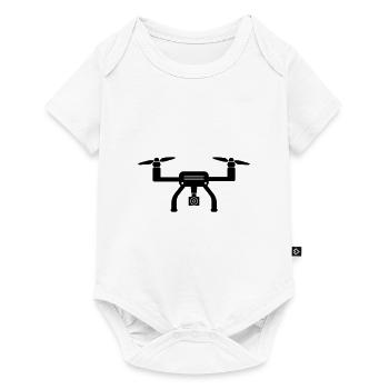 drone - Body à manches courtes Premium Bébé - blanc - Devant