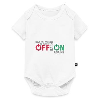 Computer Nerd Computer Scientist Repair Funny Geek - Baby Premium short-sleeve bodysuit - white - Front