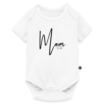 Soon mom - Baby Premium short-sleeve bodysuit - white - Front