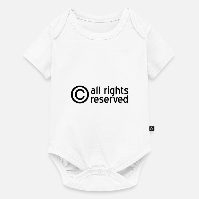 copyright - Body à manches courtes Premium Bébé - blanc