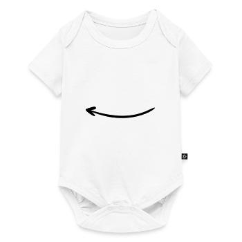 Arrow drawing sketch black - Baby Premium short-sleeve bodysuit - white - Front