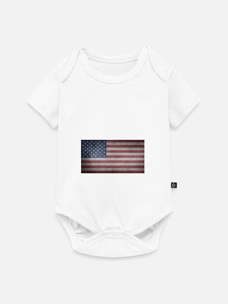 american eagle - Baby Premium Kurzarmbody - Weiß