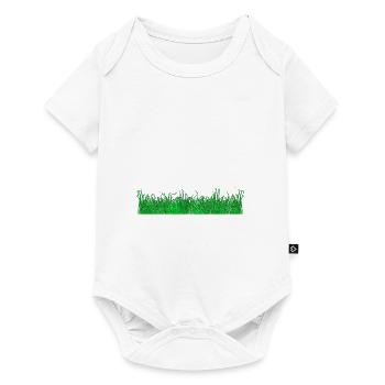 herbe - Body à manches courtes Premium Bébé - blanc - Devant