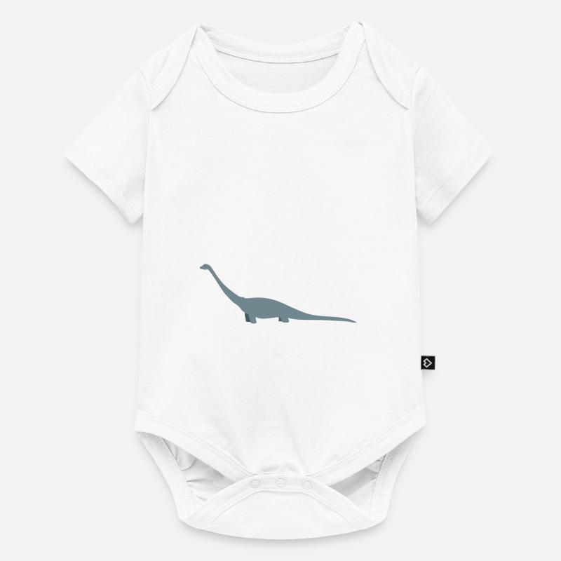 Dinosaurs: Comic Diplodocus - Baby Premium short-sleeve bodysuit - white
