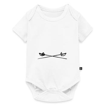 fencing fights floret sword parry samurai12 - Baby Premium short-sleeve bodysuit - white - Front