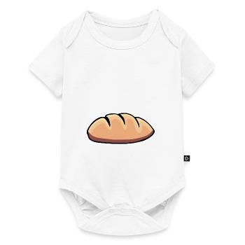 pain baguette broetchen crossaint Baecker pain bu - Body à manches courtes Premium Bébé - blanc - Devant