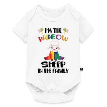 I'm The Rainbow Sheep In The Family Lesbian Love G - Baby Premium Kurzarmbody - Weiß - Vorne