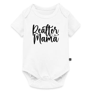 Realtor Mama - Body à manches courtes Premium Bébé - blanc - Devant