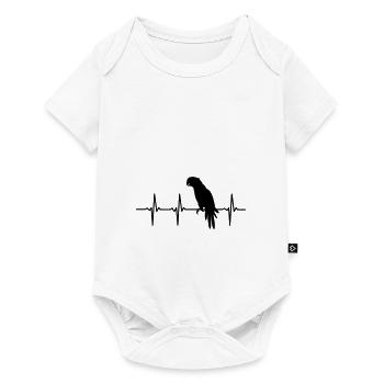 Parrot t-shirt gift idea funny sayings love - Baby Premium short-sleeve bodysuit - white - Front