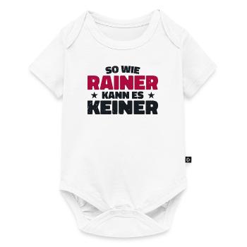 Personne ne peut le faire comme Rainer - Body à manches courtes Premium Bébé - blanc - Devant