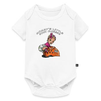 Petit grimpeur de maman - bébé grimpeur - Body à manches courtes Premium Bébé - blanc - Devant