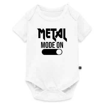 Heavy Metal Mode on - Baby Premium short-sleeve bodysuit - white - Front