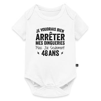 I'm 77 years old - Birthday 77 years old, 77 years old - Baby Premium short-sleeve bodysuit - white - Front