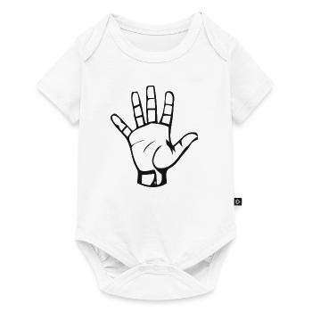 hand - Baby Premium short-sleeve bodysuit - white - Front
