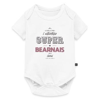 L authentique super bearnais - Body à manches courtes Premium Bébé - blanc - Devant