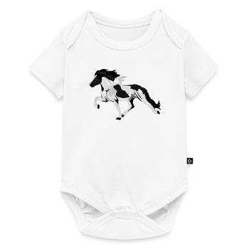 Rappschecke Tölter - Baby Premium Kurzarmbody - Weiß - Vorne