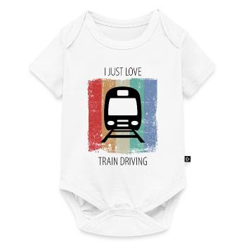 Train Railway Railroad Worker Trains Train Driver - Baby Premium short-sleeve bodysuit - white - Front
