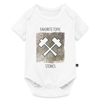 Stonemason Stone Sculptor Saying - Baby Premium short-sleeve bodysuit - white - Front