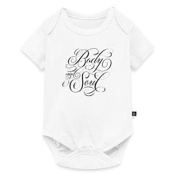 Corps et âme - Body à manches courtes Premium Bébé - blanc - Devant