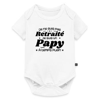 I'm not Retired, I'm a Grandpa - Baby Premium short-sleeve bodysuit - white - Front