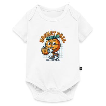 Basketball Legend 2025 - Baby Premium Kurzarmbody - Weiß - Vorne