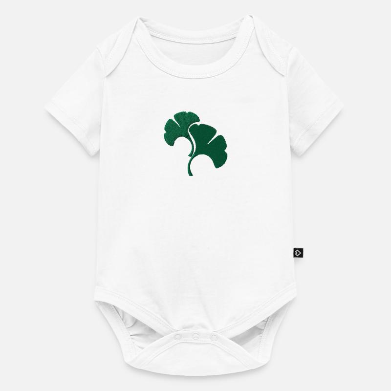 Trèfle - Body à manches courtes Premium Bébé - blanc