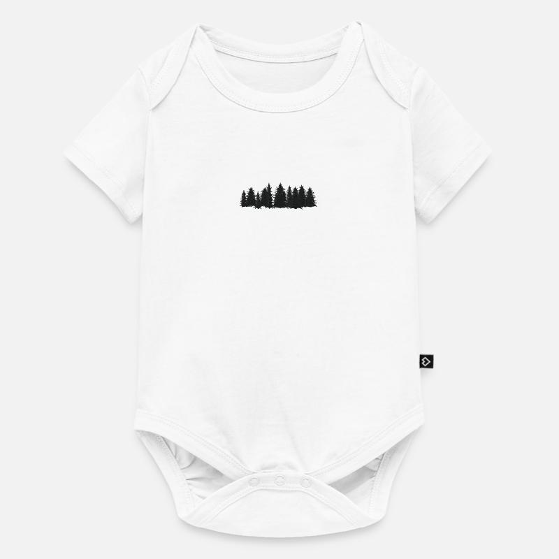 arbres - Body à manches courtes Premium Bébé - blanc
