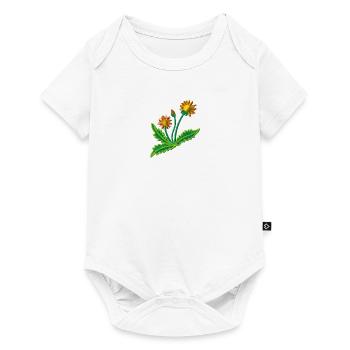 Dandelion - Baby Premium Kurzarmbody - Weiß - Vorne