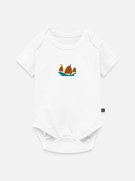 Sailing ship - Baby Premium short-sleeve bodysuit - white