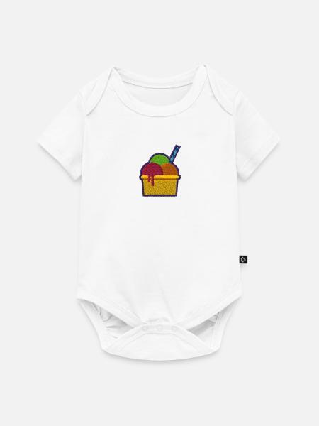 Glace - Body à manches courtes Premium Bébé - blanc