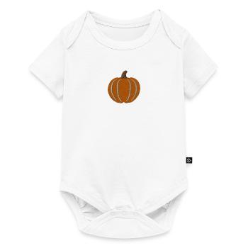 Pumpkin embroidered - Baby Premium short-sleeve bodysuit - white - Front