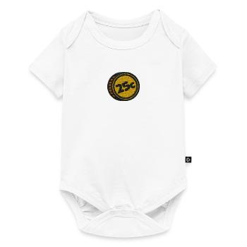 Münze - Baby Premium Kurzarmbody - Weiß - Vorne