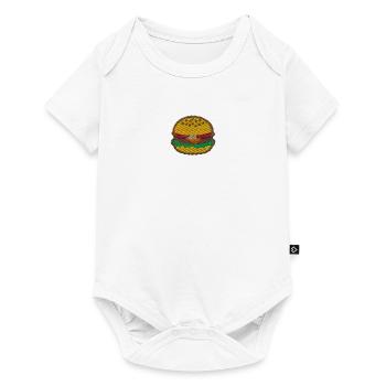 Burger 1 - Body à manches courtes Premium Bébé - blanc - Devant