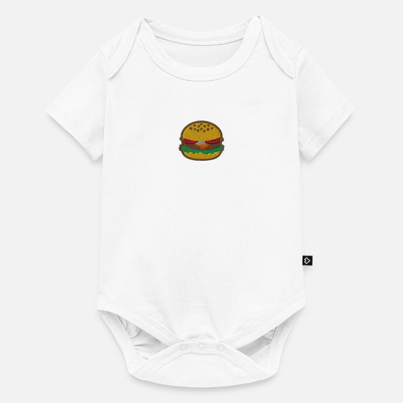 Burger 1 - Baby Premium short-sleeve bodysuit - white
